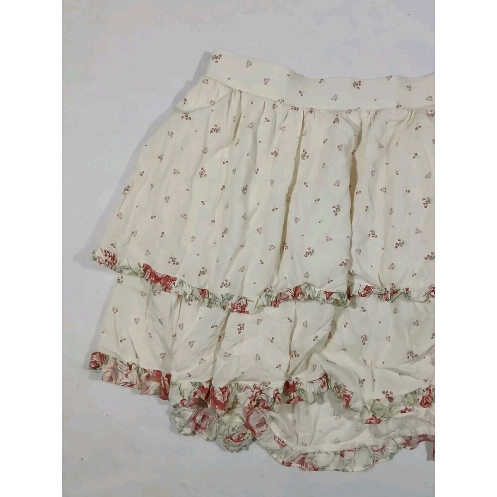 Torrid Mini Challis Ruffle Skirt - Picture 2 of 10